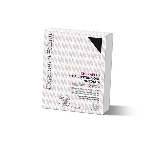 DIEGO DALLA PALMA HAIR CHERAPLEX KIT RICOSTRUZIONE IMMEDIATA 2 FIALE 15 ml